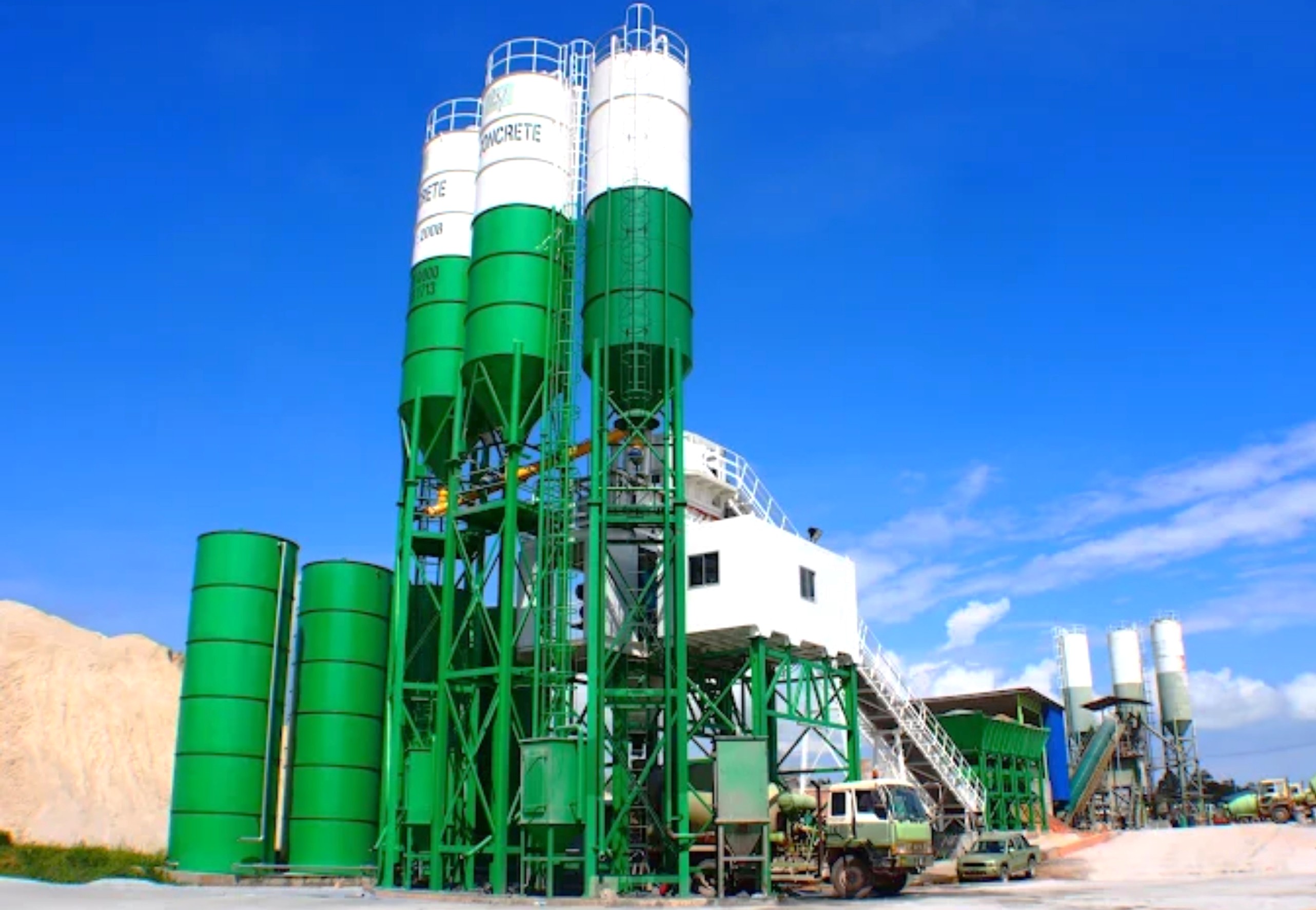 Concrete batching plant